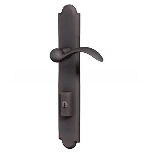 Boulder Multi Point Trim Keyed Entry with Turn Knob Configuration 3 Venetian Bronze Finish