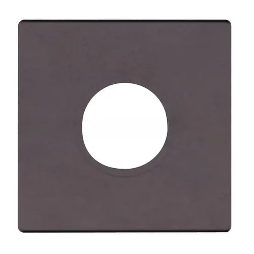 2-5/8" Contemporary Square Single Passage Rose Venetian Bronze Finish