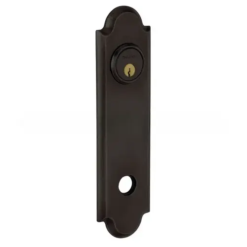 10-5/9" Arch Privacy Rose Pair Oil Rubbed Bronze Finish