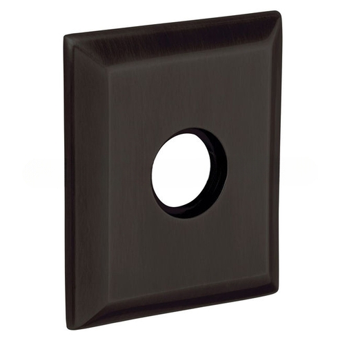 3-2/9" Square Single Privacy Rose Oil Rubbed Bronze Finish