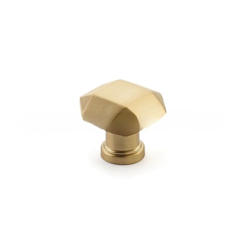 Schaub 531-SSB 1-1/4" Menlo Park Cabinet Knob Signature Satin Brass Finish