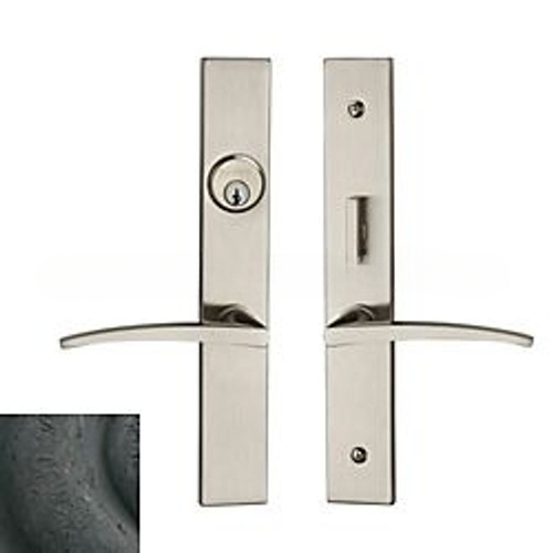 Santa Monica Double Cylinder Entry Mortise Lock Trim Distressed Oil Rubbed Bronze Finish