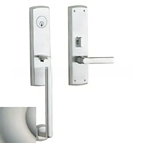 Soho 3/4 Escutcheon Right Hand Full Dummy Mortise Trim Lifetime Satin Nickel Finish