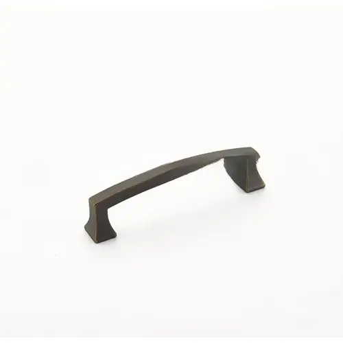 Schaub 542-ABZ 4" Center to Center Menlo Park Arched Cabinet Pull Ancient Bronze Finish
