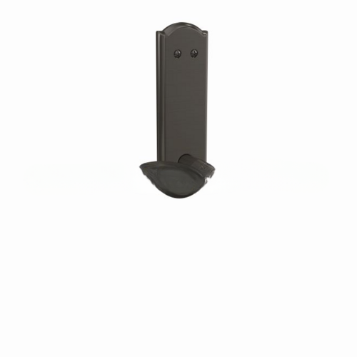 Whitney Lever with Camelot Escutcheon Dummy Interior Trim Black Stainless Finish