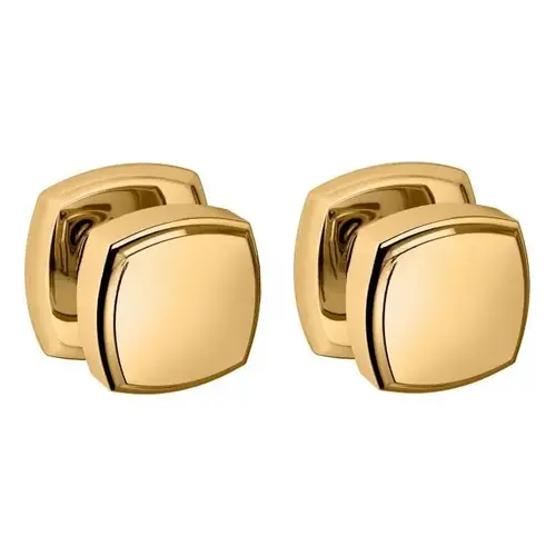 Preconfigured 5011 Knob with 5058 Rose Full Dummy Lock Unlacquered Brass Finish