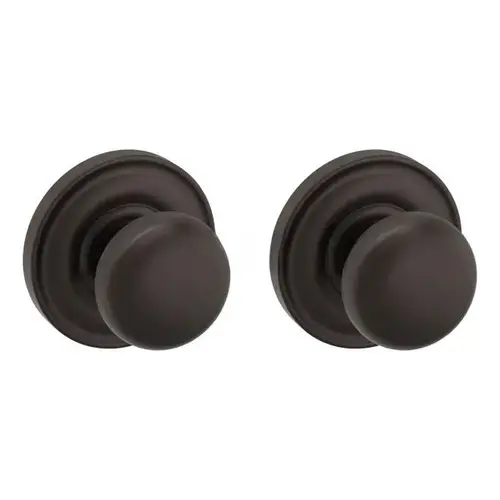 Preconfigured 5030 Knob with 5048 Rose Full Dummy Lock Venetian Bronze Finish - Baldwin Quickship Item *