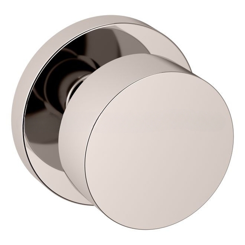 Preconfigured 5055 Knob with 5046 Rose Half Dummy Lock Lifetime Bright Nickel Finish