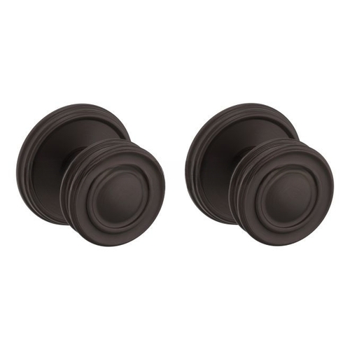 Preconfigured 5066 Knob with 5078 Rose Full Dummy Lock Venetian Bronze Finish