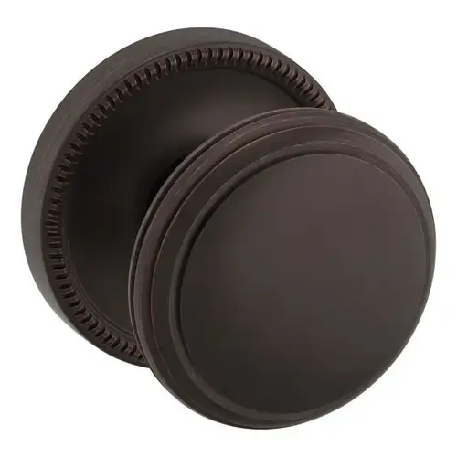 Preconfigured 5069 Knob with 5076 Rose Half Dummy Lock Venetian Bronze Finish