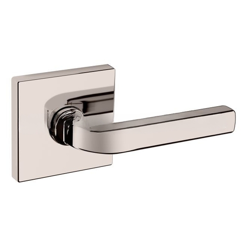 Preconfigured 5190 Lever with R017 Rose Right Hand Half Dummy Lock Lifetime Bright Nickel Finish