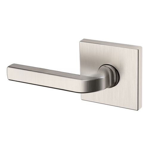 Preconfigured 5190 Lever with R017 Rose Left Hand Half Dummy Lock Lifetime Satin Nickel Finish