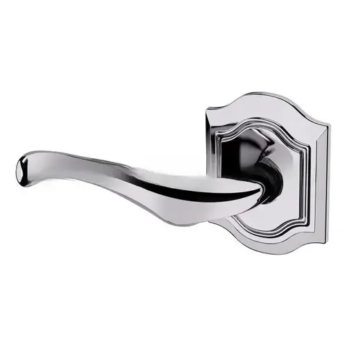 Preconfigured 5447V Bethpage Lever with R027 Bethpage Rose Left Hand Half Dummy Lock Bright Chrome Finish