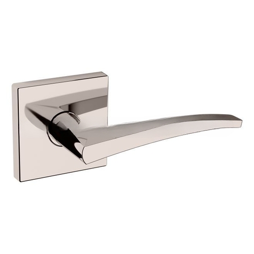 Preconfigured L022 Lever with R017 Rose Right Hand Half Dummy Lock Lifetime Bright Nickel Finish