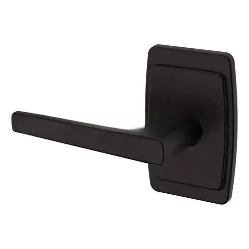 Preconfigured L024 Lever with R046 Rose Left Hand Half Dummy Lock Oil Rubbed Bronze Finish