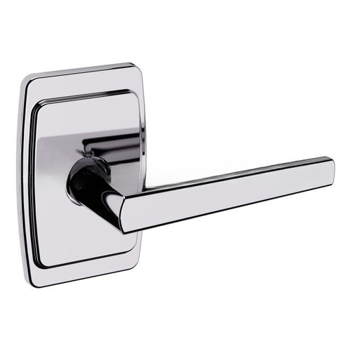 Preconfigured L024 Lever with R046 Rose Right Hand Half Dummy Lock Bright Chrome Finish