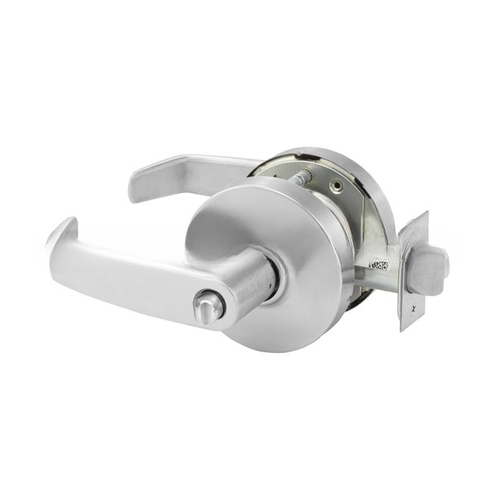 Entry Office Lever Lock Grade 1 with L Lever and L Rose with LA Keyway and ASA Strike Satin Chrome Finish