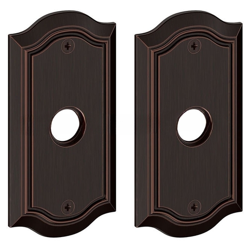 5" Bethpage Passage Rose Pair Venetian Bronze Finish