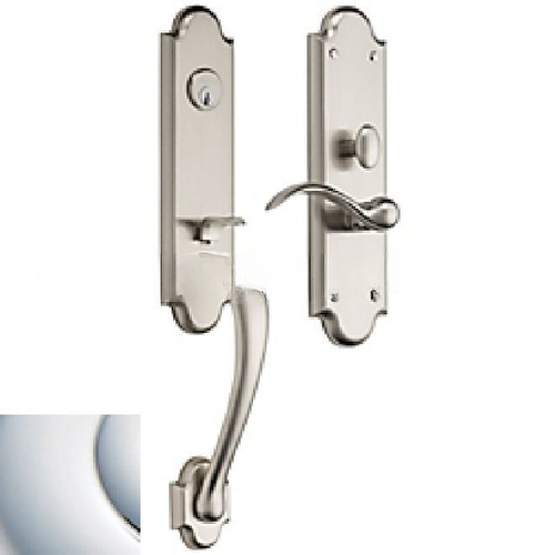 Boulder 3/4 Escutcheon Right Hand Full Dummy Mortise Trim Bright Chrome Finish