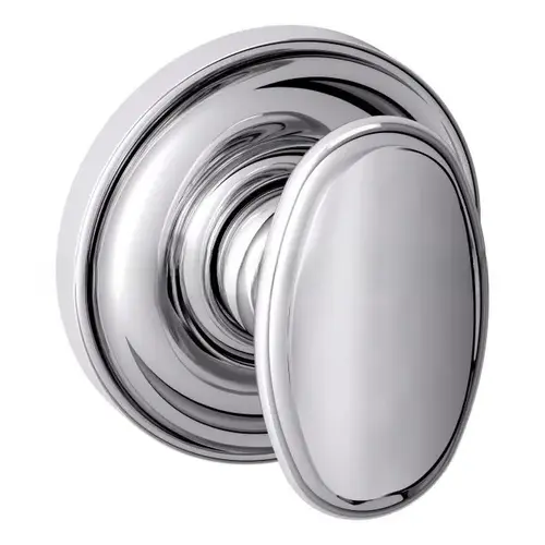 Preconfigured 5057 Knob with 5048 Rose Half Dummy Lock Bright Chrome Finish - Baldwin Quickship Item *