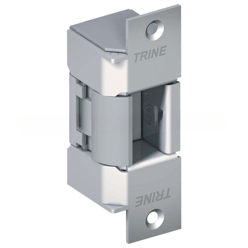 Left Hand Outdoor Electric Strike for Cylindrical and Mortise Locks EN400 with 24 Volt DC Satin Stainless Steel Finish