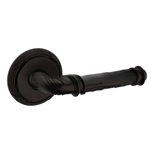 Preconfigured 5122 Lever with 5021 Rose Right Hand Half Dummy Lock Oil Rubbed Bronze Finish - Baldwin Quickship Item *