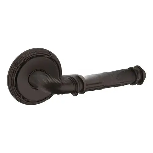 Preconfigured 5122 Lever with 5021 Rose Right Hand Half Dummy Lock Venetian Bronze Finish - Baldwin Quickship Item *