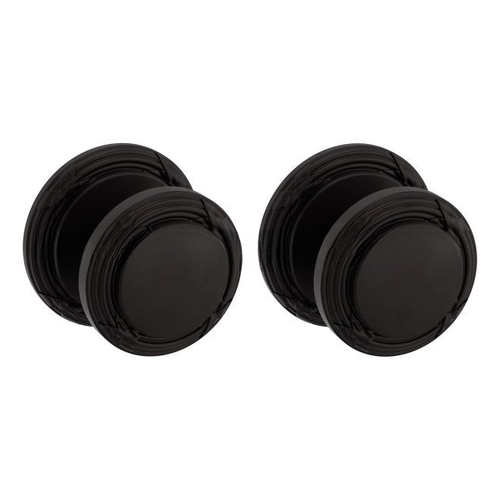 Preconfigured 5013 Knob with 5021 Rose Full Dummy Lock Oil Rubbed Bronze Finish - Baldwin Quickship Item *