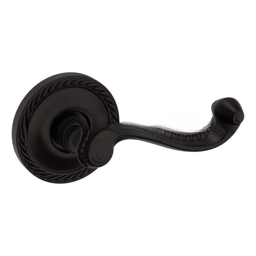 Preconfigured 5104 Lever with 5004 Rose Right Hand Half Dummy Lock Oil Rubbed Bronze Finish - Baldwin Quickship Item *