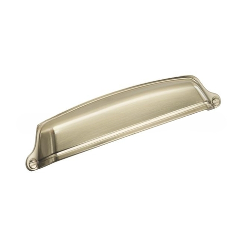 Stature 5-1/16" Center to Center Cup Cabinet Pull Golden Champagne Finish