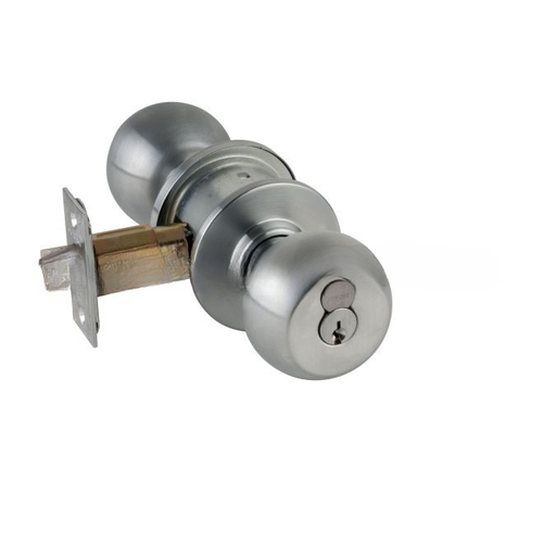 A Series Classroom Full Size Interchangeable Core Orbit Lock C Keyway with 11096 Latch 10001 Strike Satin Chrome Finish