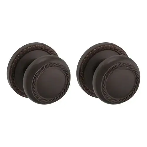 Preconfigured 5064 Knob with 5004 Rose Full Dummy Lock Venetian Bronze Finish - Baldwin Quickship Item *