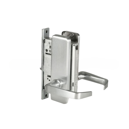 Stanley Best 45H0N15J626RH Mortise Lock Passage 15 Lever with J Escutcheon Right Hand Satin Chrome Finish