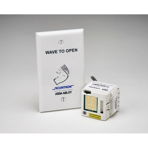 Wave Sense Switch with Single Gang Faceplate White Finish