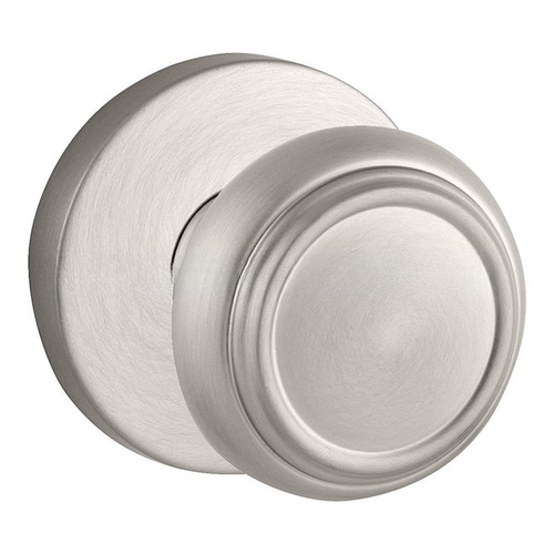 Full Dummy Taper Lever and Contemporary Round Rose Satin Nickel Finish