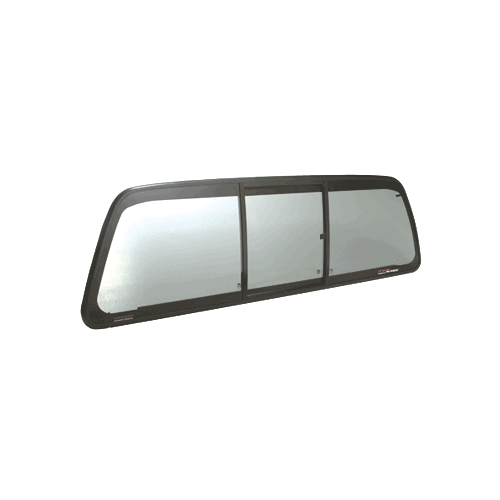 CRL ECT208S "Perfect Fit" 2008+ Ford Super Duty Tri-Vent Three Panel Slider with Solar Glass