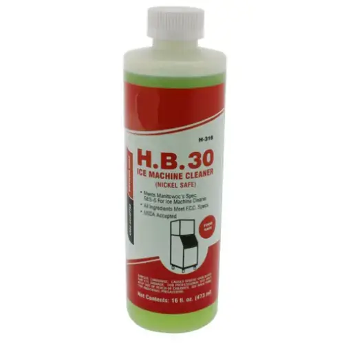 Brixwell H-3169 Ice Machine Cleaner, Pint - Nickel Safe, Non-Foaming Formula