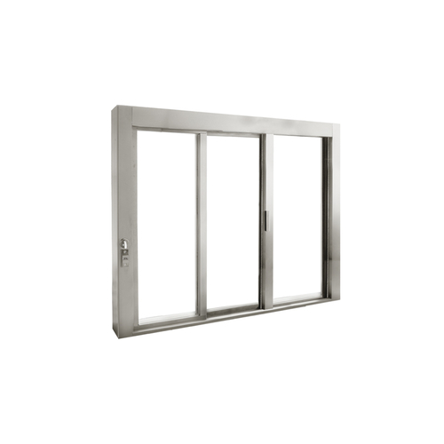 Manual Deluxe Sliding Window - OXO - Satin Anodized