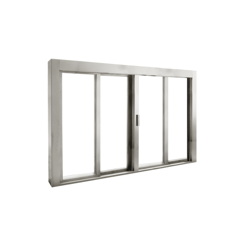 Manual Deluxe Sliding Window - OXXO - Satin Anodized