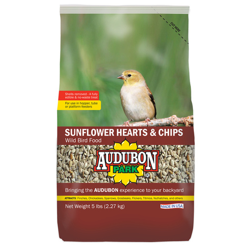 AUDUBON SUNFLOWER HEARTS/CHIPS ASAT-12224 5# Bag (.14)