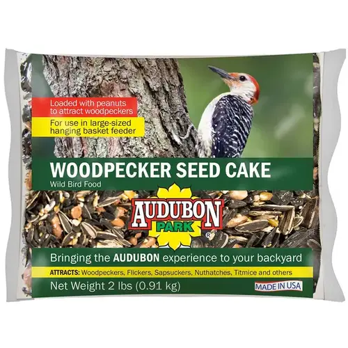 AUDUBON SEED CAKE -WOODPECKER ASCW-14356 1.5# (.06) - pack of 4