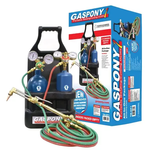 Thoroughbred TBH GP1 Torch Kit GasPony1 Medium-Duty 12 pc Oxy-Acetylene