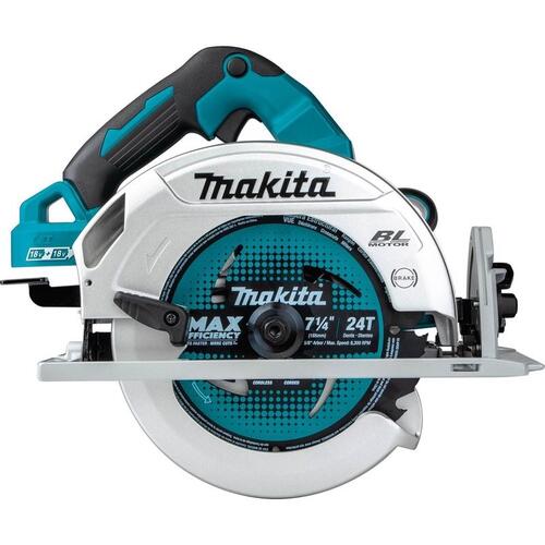 MAKITA U.S.A. INC XSH06Z X2 LXT Cordless Circular Saw, Brushless, 18-Volt Lithium-Ion, 7-1/4-In., TOOL ONLY