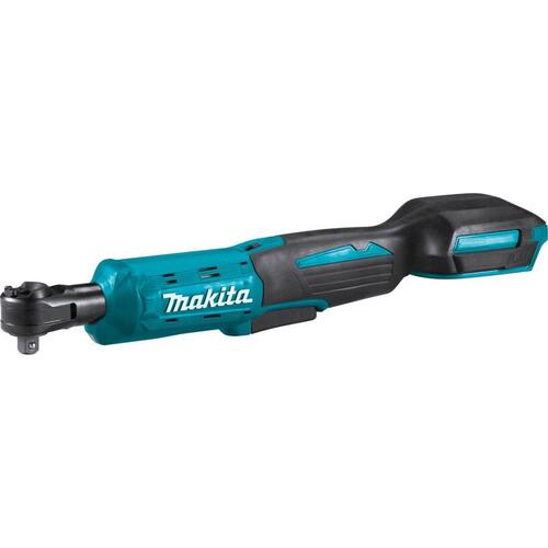 Makita XRW01Z LXT Ratchet, Tool Only, 18 V, 3/8, 1/4 in Drive, Square Drive, 0 to 800 rpm Speed Teal