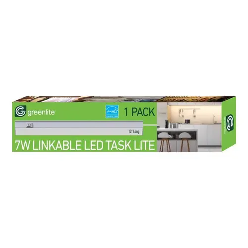 Under Cabinet Light Strip 12" L White Plug-In LED 600 lm