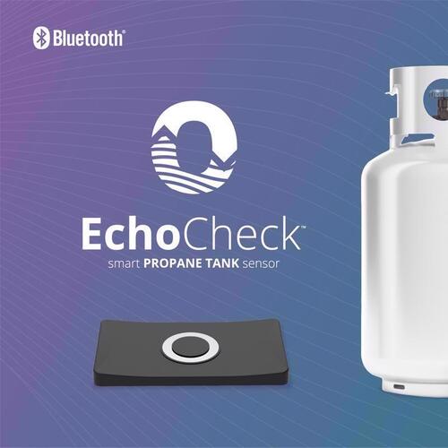 EchoCheck 52691-6 Propane Tank Sensor Bluetooth Compatible Black Black