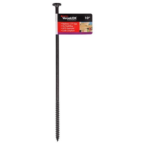 FastenMaster FMVLOK010-INDY Structural Wood Screws VersaLOK 10" L Torx Ttap Galvanized Coarse Galvanized