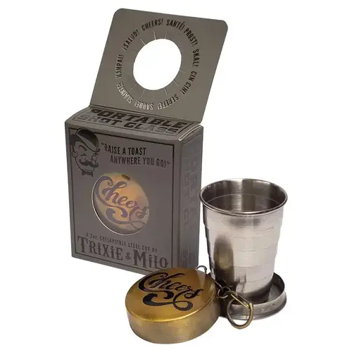 Shot Glass Stainless Steel Brushed