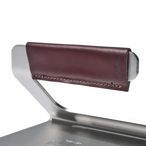 Grill Press Brown/Silver Stainless Steel Brown/Silver