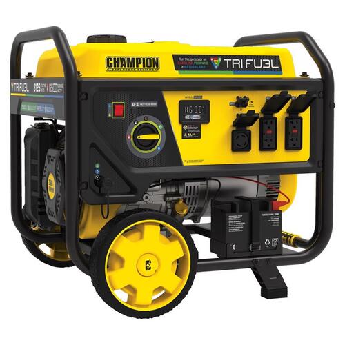 Champion 201169 Generator 6500 W 7500 W 120/240 V Gasoline Portable Portable Black/Yellow